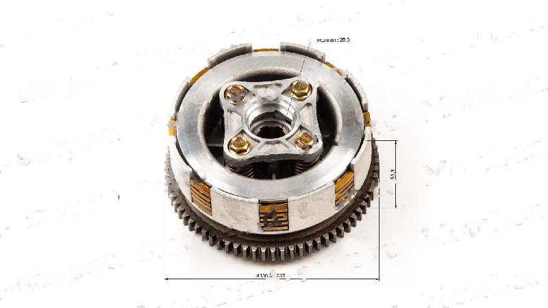 Барабан сцепления в сборе 156FMI (CG125D) 162FMJ (CG150D) (ML.6725), артикул ML.6725