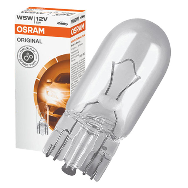 Купить Лампа накаливания габаритный огней OSRAM  W5W в интернет магазине