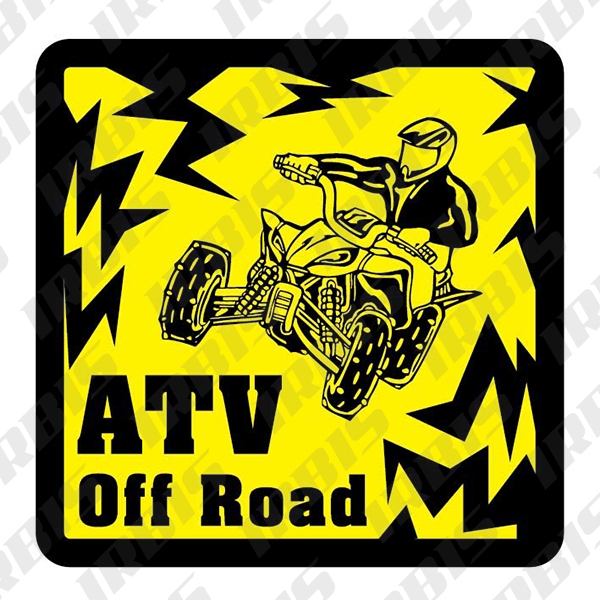 Наклейка (12х12) ATV OFF ROAD (винил), артикул 4627095651489