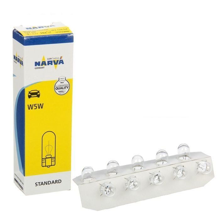 Купить Лампа автомобильная NARVA W5W (W2.1*9.5d) 12V, 1шт в интернет магазине ZeeZap.ru с доставкой уже сегодня!